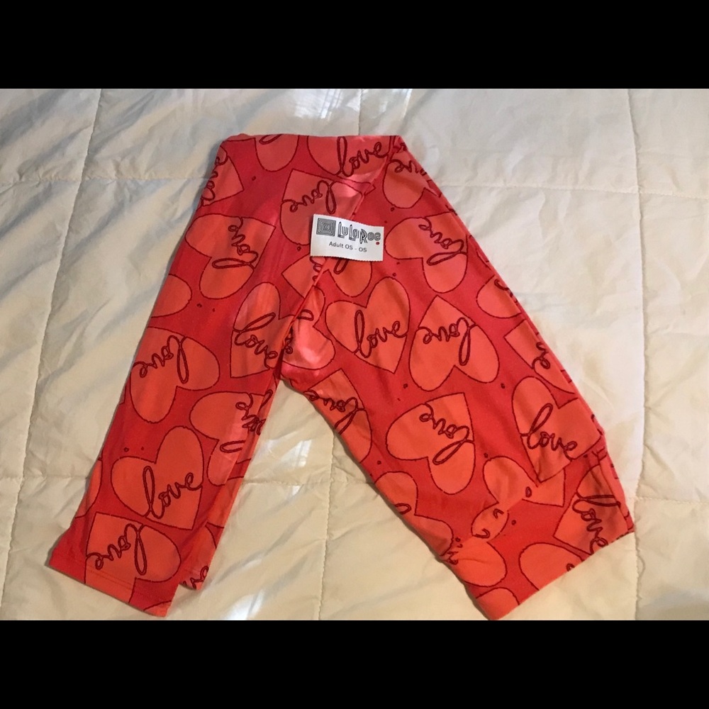 LuLaRoe leggings, Valentine Love Heart